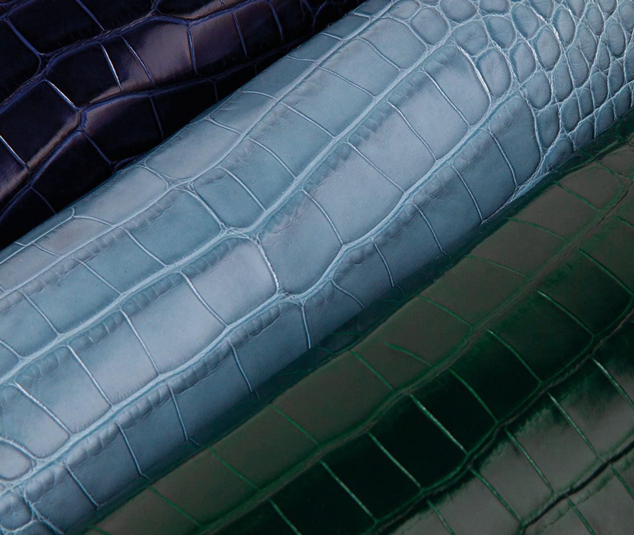 Serapian’s crocodile skins