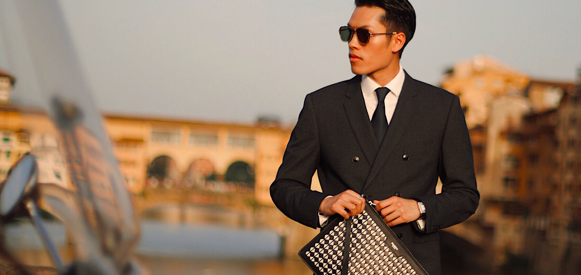Qmike with Serapian Bag in Mosaico