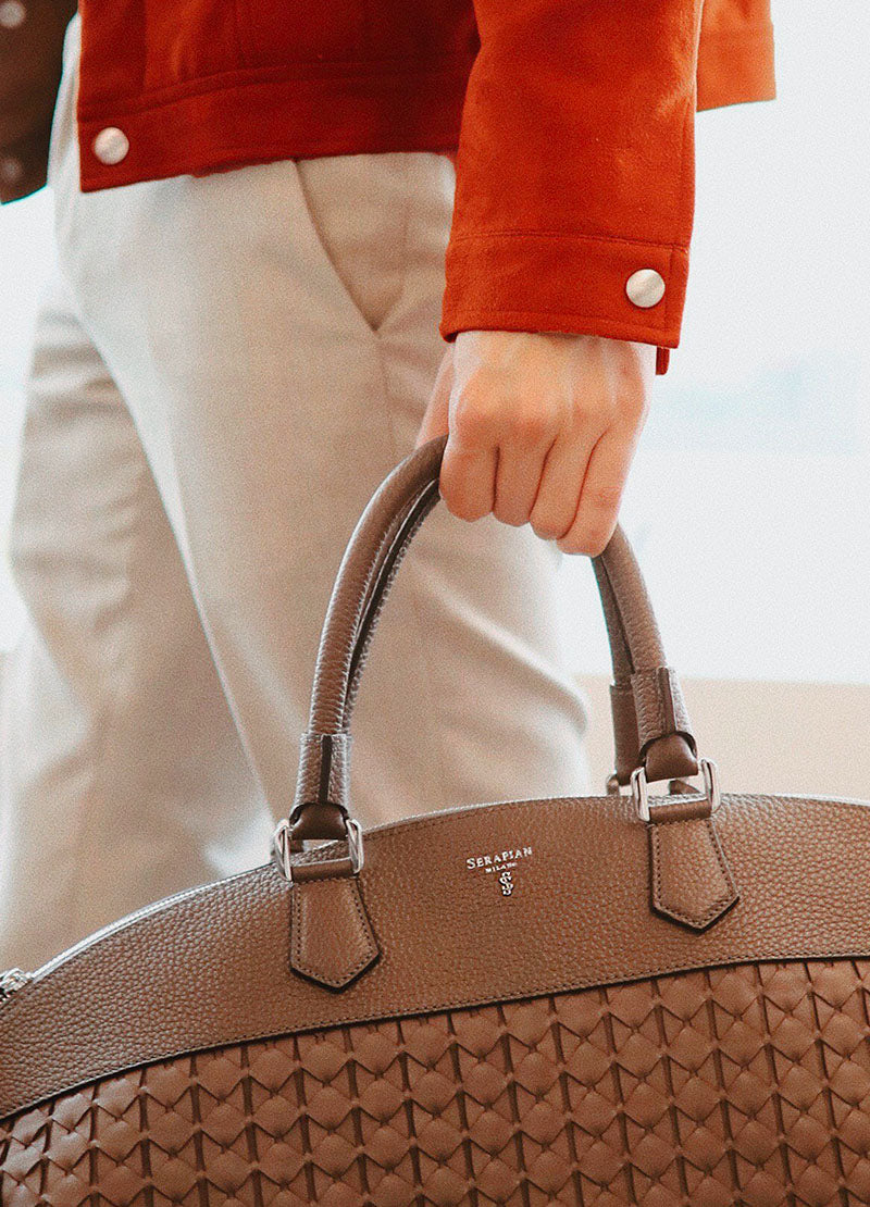 Bag in Mosaico detail - Serapian