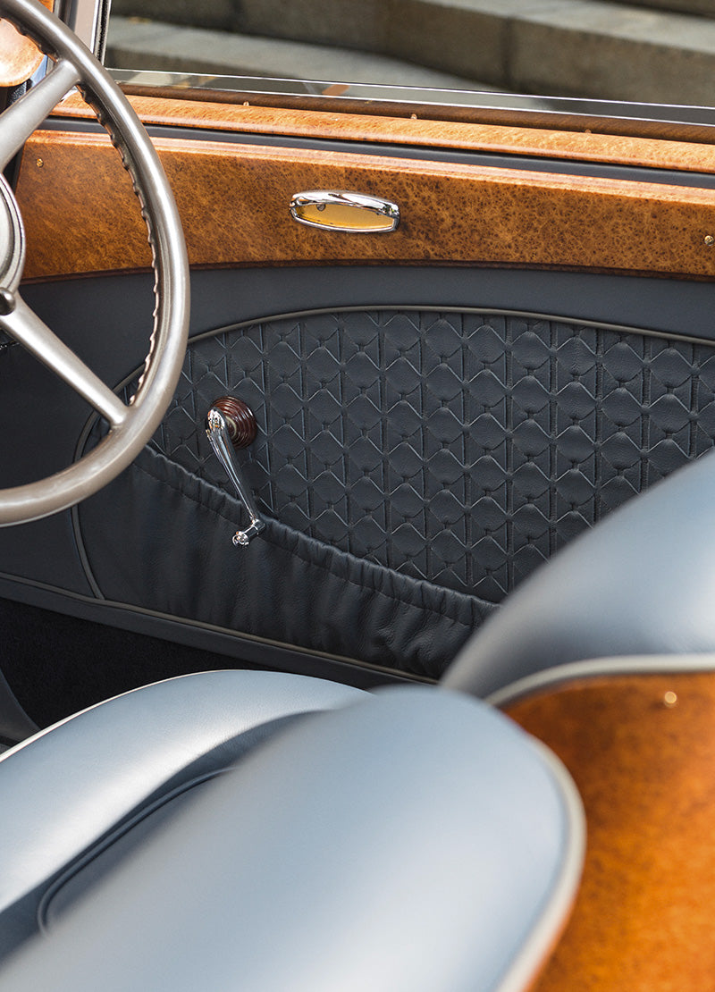 Mosaico craft Lancia Dilambda Cabriolet Carlton BS interiors detail -  Serapian