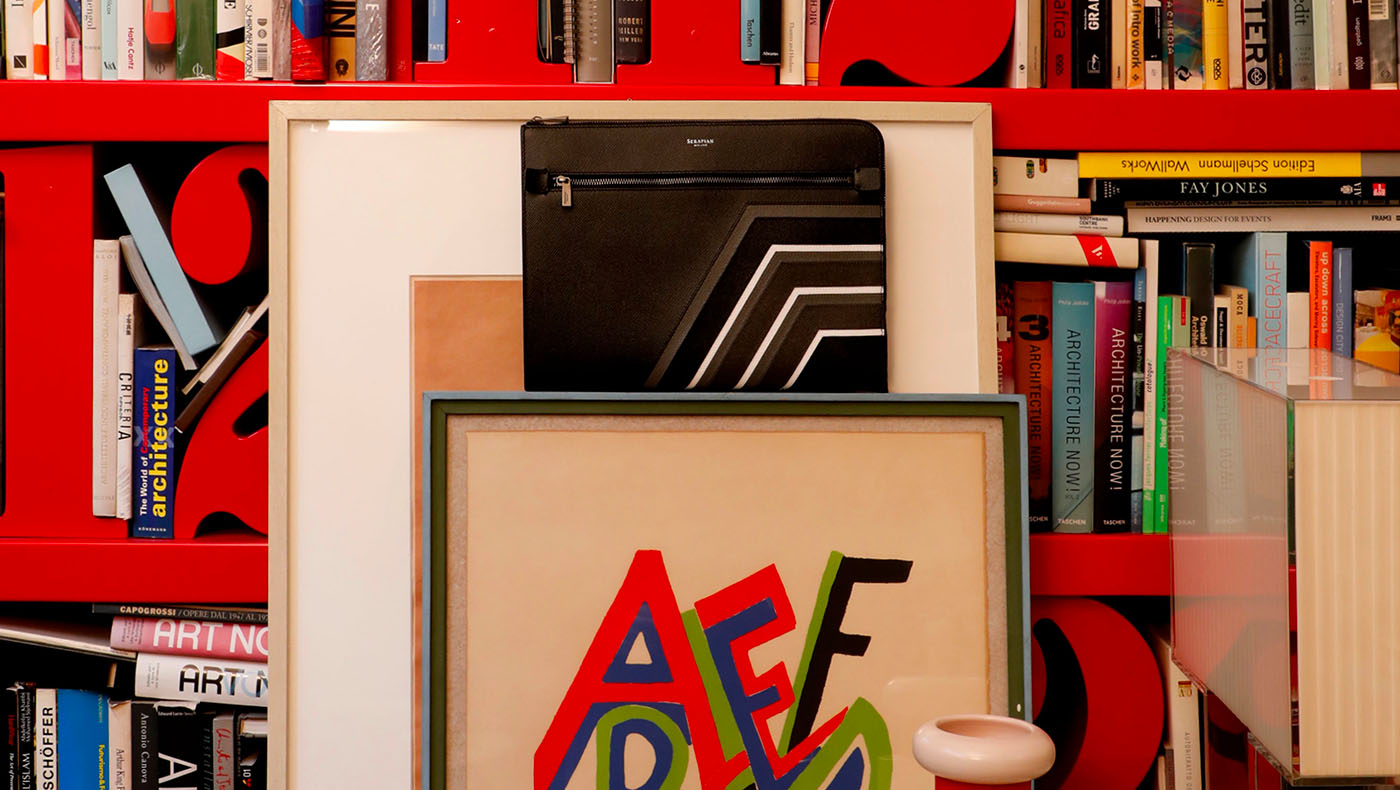 Document Folio in Evoluzione Leather - Serapian