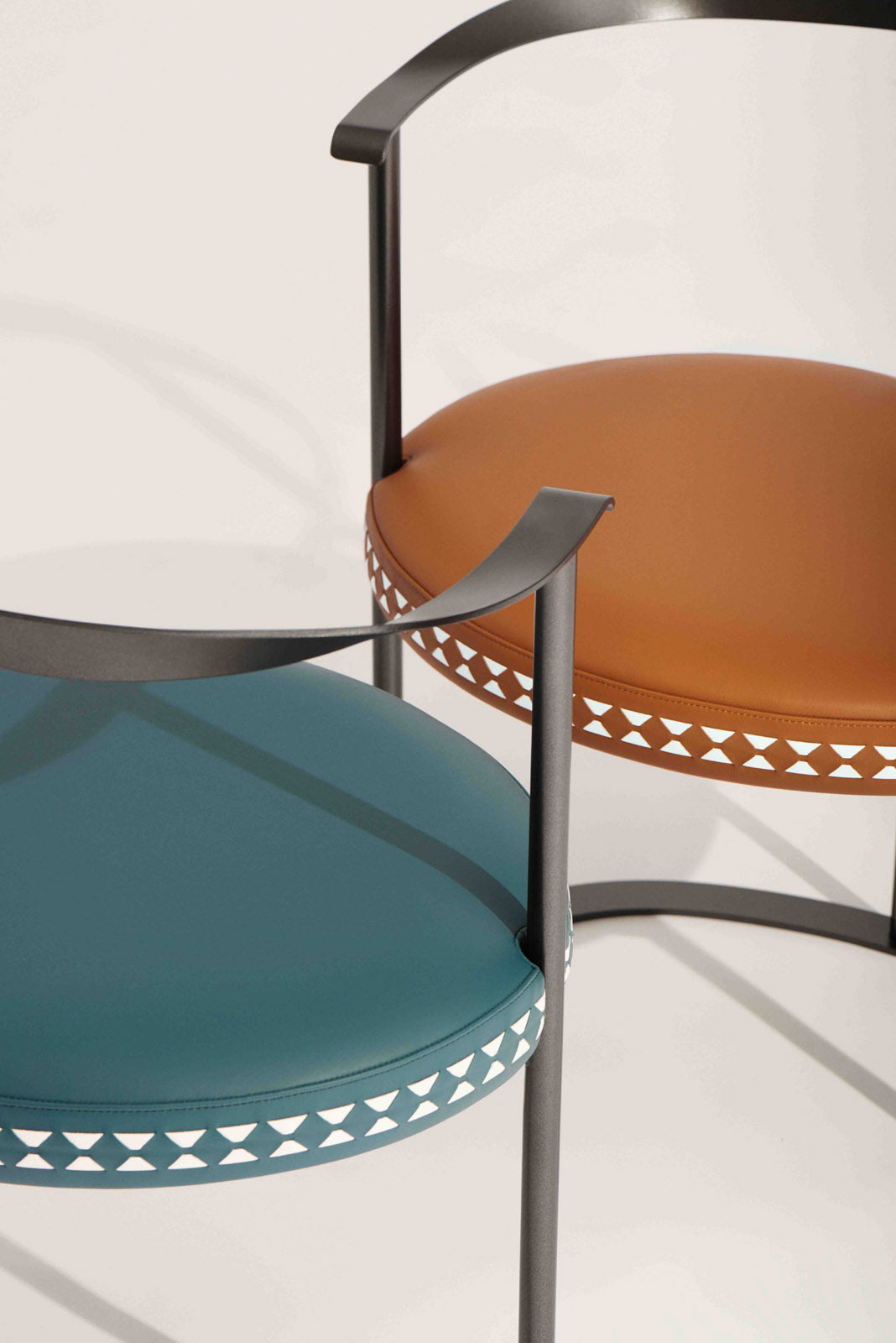 Catilina Chairs With  Bespoke Mosaico Cushions - Serapian and Azucena