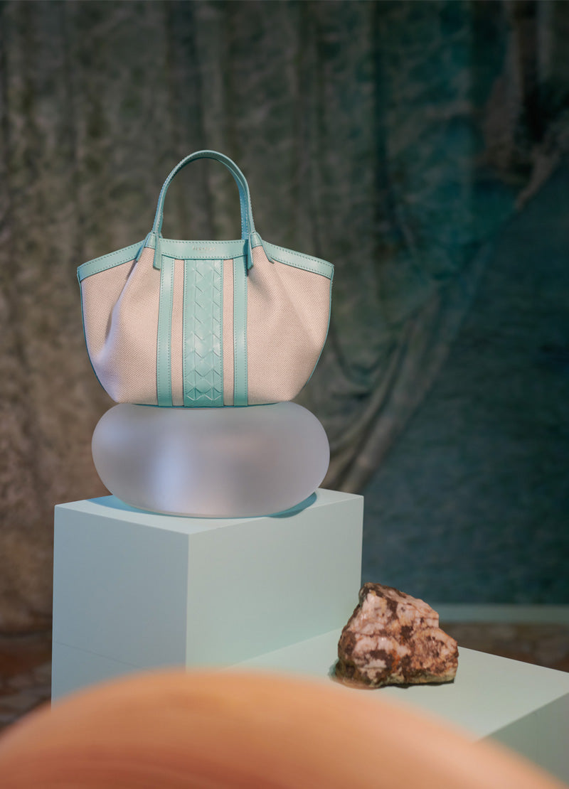 Small Secret Tote Bag in Mosaico - Serapian
