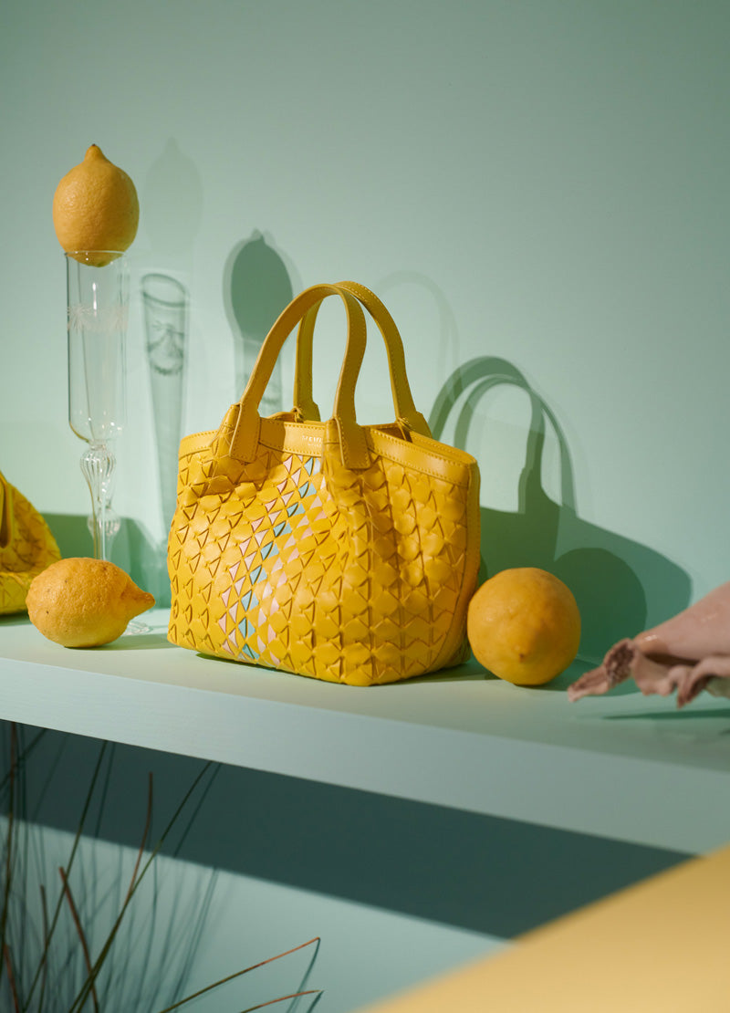 Small Secret Tote Bag in Mosaico - Serapian