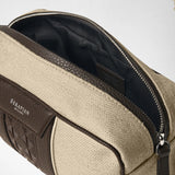 WASHBAG IN CANVAS AND MOSAICO