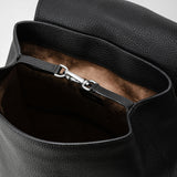 Day backpack in cachemire leather - black
