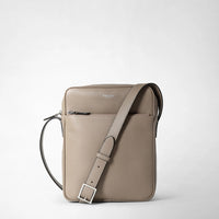 NORTH SOUTH MESSENGER IN CACHEMIRE LEATHER Sahara