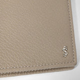 8-card billfold wallet in cachemire leather - sahara