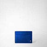 4-card holder in cachemire leather - winter blue