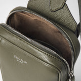 SLING BACKPACK IN CACHEMIRE LEATHER AND MOSAICO