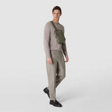 SLING BACKPACK IN CACHEMIRE LEATHER AND MOSAICO