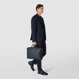 DOUBLE GUSSET BRIEFCASE IN EVOLUZIONE LEATHER