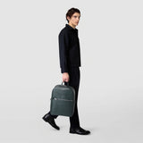 Backpack in evoluzione leather - navy blue