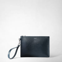 POUCH WITH ZIP IN EVOLUZIONE LEATHER POUCH WITH ZIP IN EVOLUZIONE LEATHER