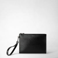 POUCH WITH ZIP IN EVOLUZIONE LEATHER POUCH WITH ZIP IN EVOLUZIONE LEATHER