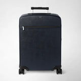 Kabinentrolley aus evoluzione-leder - navy blue