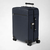 Kabinentrolley aus evoluzione-leder - navy blue