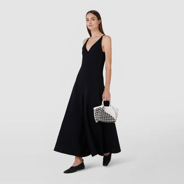 Mini secret bag in mosaico mestieri d'arte - black/off-white