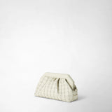 MINI SECRET CLUTCH BAG IN MOSAICO MICROCHAIN