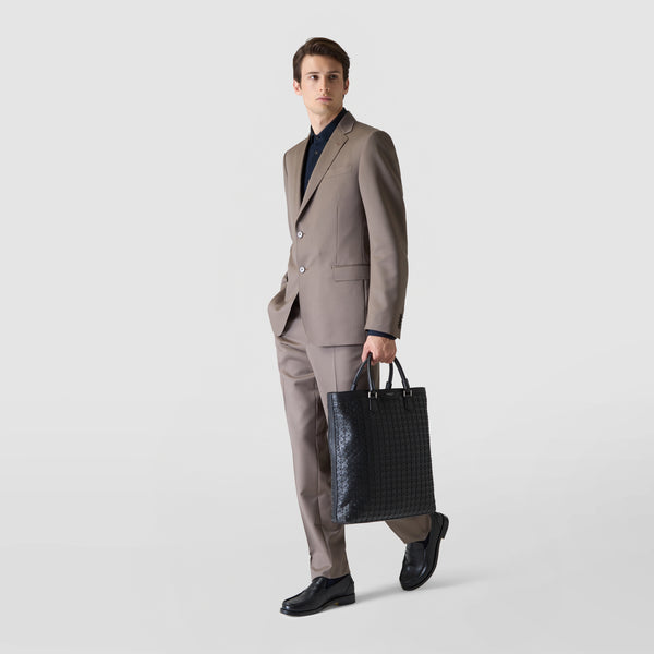Day tote bag in mosaico - black