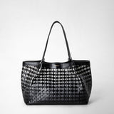 Small secret tote bag in mosaico - chiaroscuro