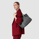 Small secret tote bag in mosaico - shadow