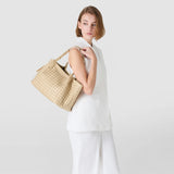 SMALL SECRET TOTE BAG IN RIBBON MOSAICO