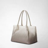 Small secret tote bag in mosaico - shaded sahara