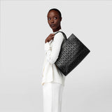 1928 tote bag in mosaico - black