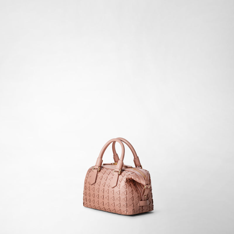 Mini anì bag in mosaico - blush