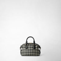 MINI ANÌ BAG IN MOSAICO Black/Off White