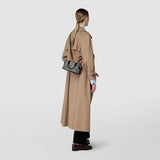 Mini anì bag in mosaico - black/off white