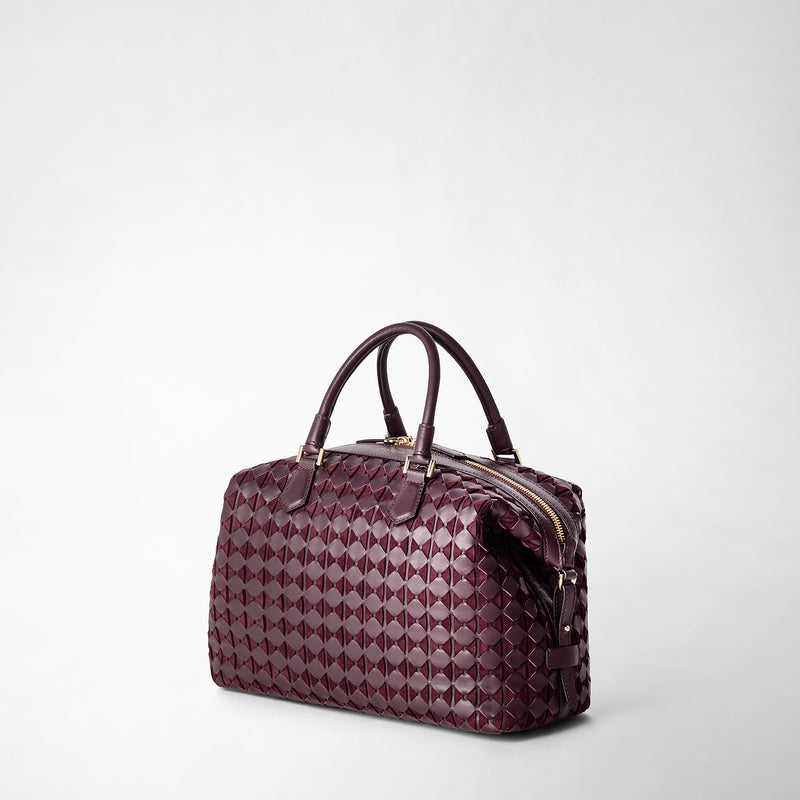 Anì bag in mosaico - dark plum