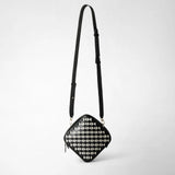 Petra crossbody bag in mosaico - black/off-white