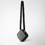 Petra crossbody bag in mosaico - black/off-white