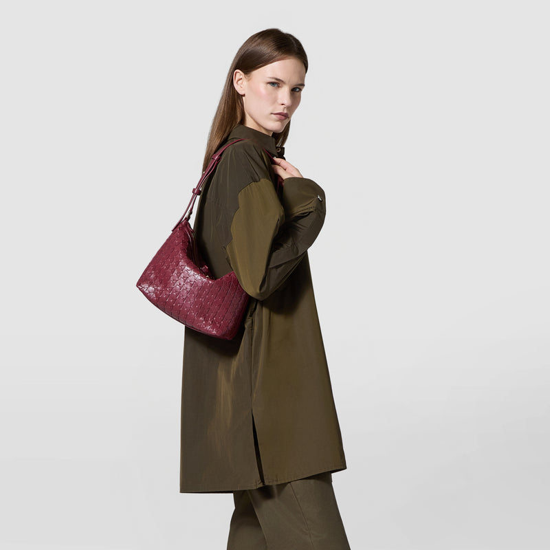 Small an`i shoulder bag in mosaico - rosewood