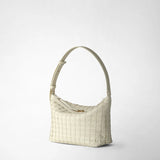 Small an`i shoulder bag in mosaico - off-white