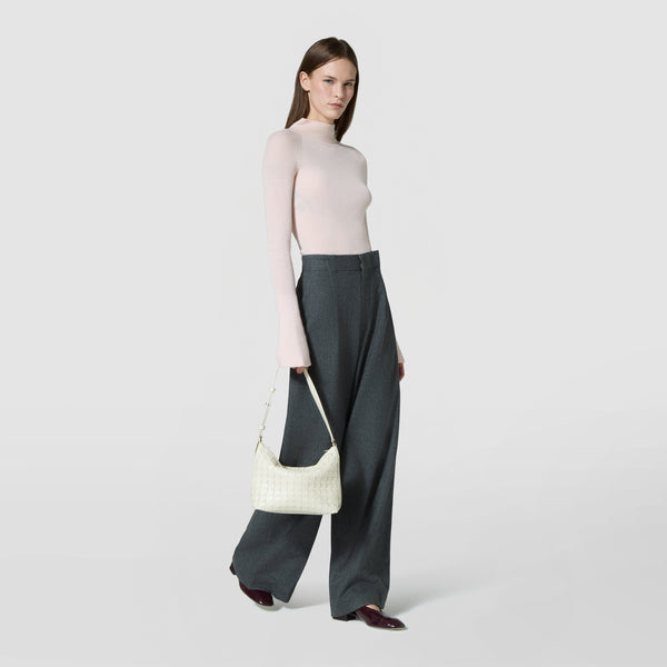Small an`i shoulder bag in mosaico - off-white