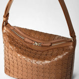 Small ani shoulder bag in mosaico - tan