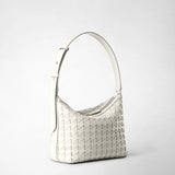 Anì shoulder bag in mosaico - off-white