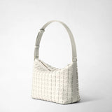 Anì shoulder bag in mosaico - off-white