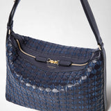 An`i shoulder bag in mosaico - midnight blue