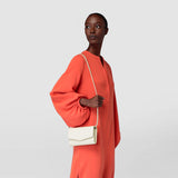 Pochette avec bandoulière en mosaico - off-white