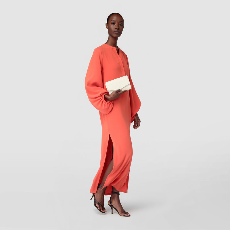 Pochette avec bandoulière en mosaico - off-white