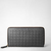 ZIP-AROUND WALLET IN MOSAICO Shadow