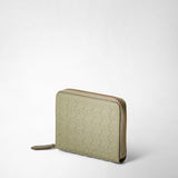 Mini zip wallet in mosaico - fresh