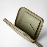 Mini zip wallet in mosaico - fresh