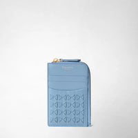 ZIP CARD CASE IN MOSAICO Cornflower