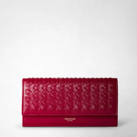 CONTINENTAL WALLET IN MOSAICO Lipstick