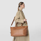 Travel bag in mosaico - tan